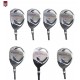 AGXGOLF Boys Magnum XS Series #3, 4, 5, 6, 7, 8 & 9 Hybrid Irons Set, Graphite w/Matching Head Covers; Left Hand